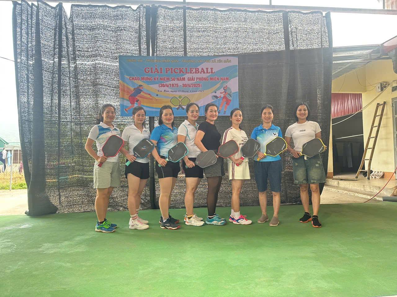 Sôi nổi Giải Pickleball chào mừng kỷ niệm 50 năm Ngày Giải phóng miền Nam, thống nhất đất nước